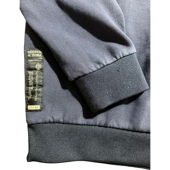 Scotch & Soda Tales From The North Purple Colorblock Sweatshirt L READ - Picture 5 of 8